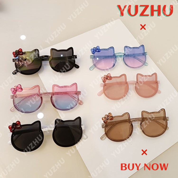 Kính mát gọng hình Hello Kitty dễ thương dành cho các bé