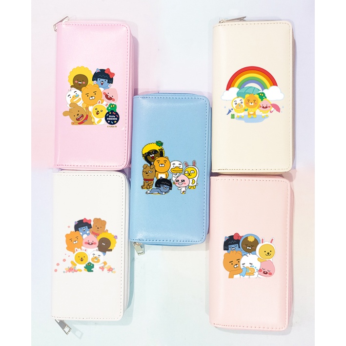 Ví gấu thỏ cherry berry VBI45 bóp dài bé đào kitty chuột vàng thần tượng hoạt hình cute dễ thương