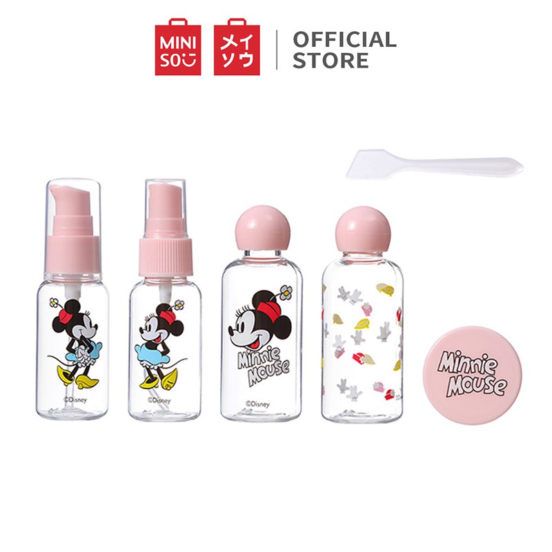 Bộ bình chiết du lịch Mickey Mouse Collection, 7 món Miniso X Disney Travel Kit (ngẫu nhiên) - Hàng chính hãng