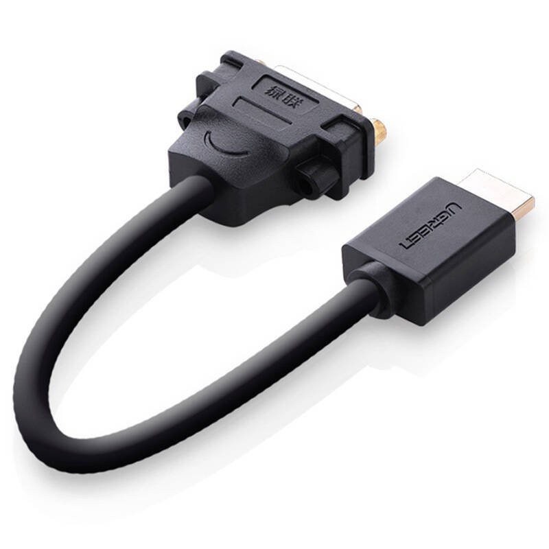 Cáp chuyển đổi HDMI male to DVI female - dài 20CM - UGREEN 20136 (màu đen)