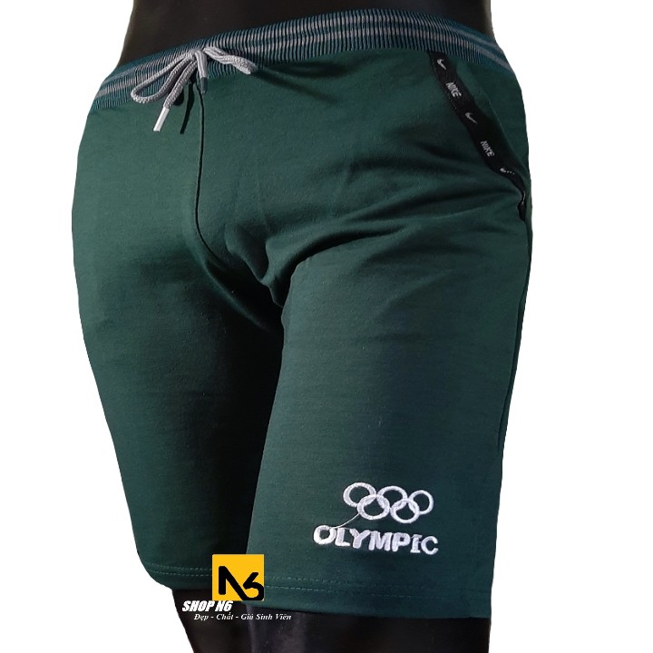 Quần short nam thể thao chất thun co giãn ,quần đùi nam phối bo lưng màu cao cấp ShopN6 - QS2