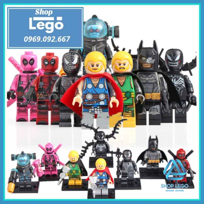 Xếp hình siêu anh hùng Marvel &amp; DC Comics Lego Minifigures XP KT1004