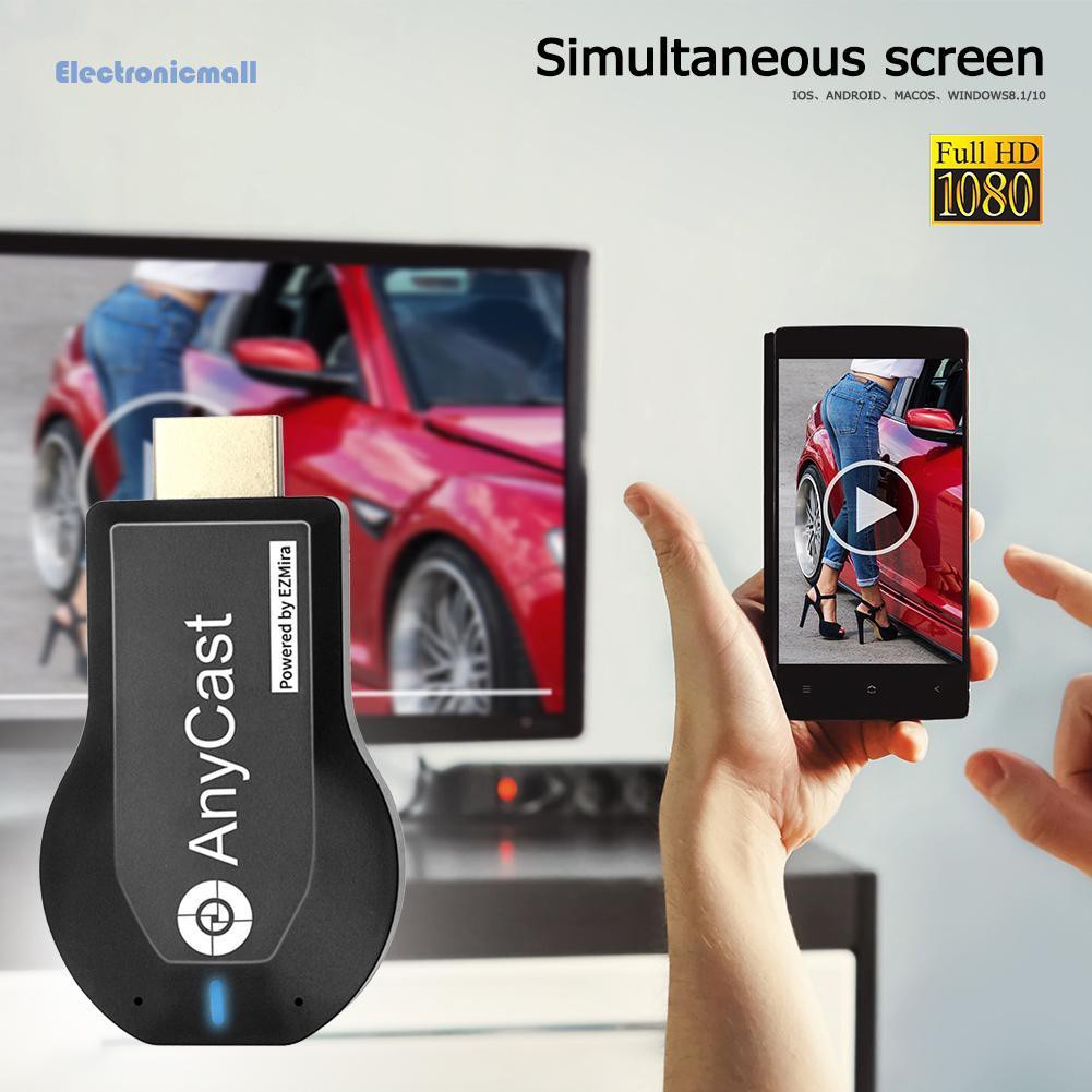 ElectronicMall01 Anycast M2 Plus Wireless Display Dongle Receiver HDMI TV Stick for iOS Android