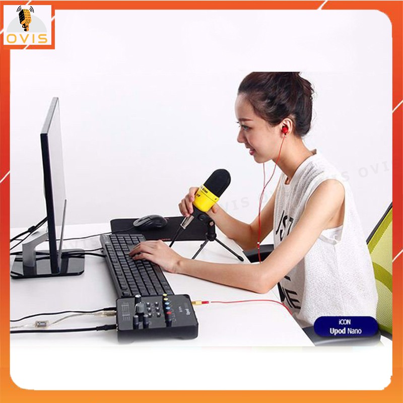 Icon Upod Nano - Sound Card Hát Karaoke Online, Live Stream