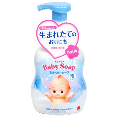Sữa Tắm Gội 2in1 Cow Baby Soap Tạo Bọt Dịu Nhẹ Cho Bé 400ml (Màu Xanh)