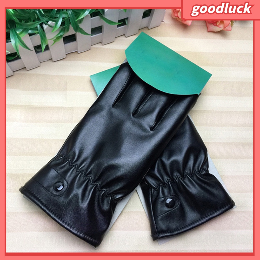 Găng Tay Giả Da Giữ Ấm Có Thể Dùng Màn Hình Cảm Ứng Cho Nam Và Nữ