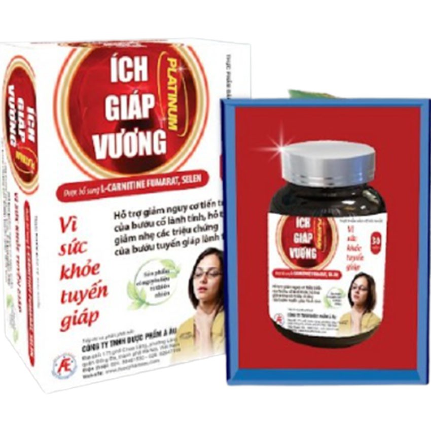 Ích giáp vương platinum hộp 30 viên - hỗ trợ tăng sức đề kháng - Cvspharmacy