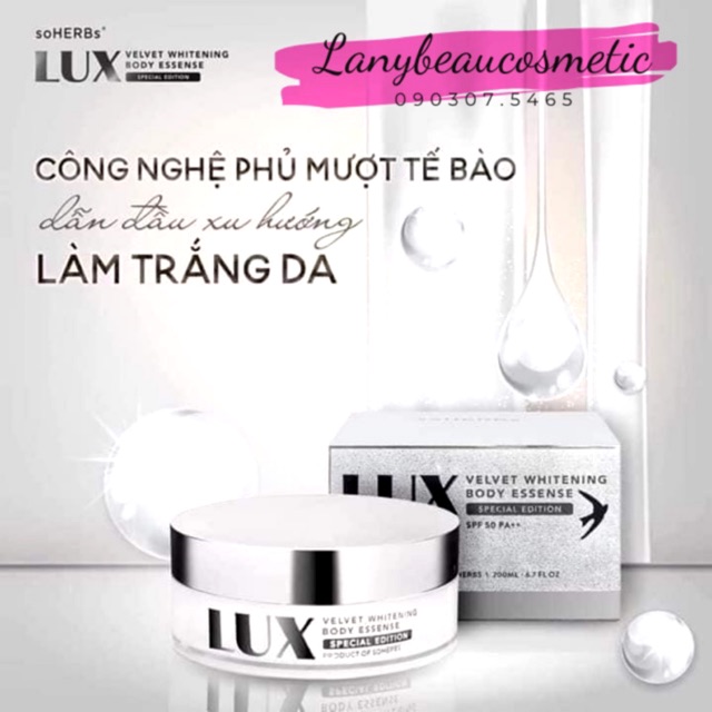 Kem body LUX trắng da, chống nắng - soHERs