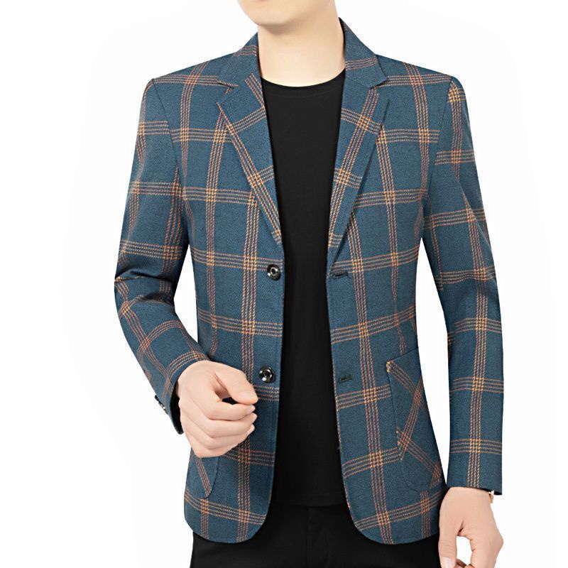 Áo Khoác Vest Kẻ Sọc Ca Rô Thiết Kế Mới Kiểu Dáng Đơn Giản Thời Trang Mùa Thu Dành Cho Nam