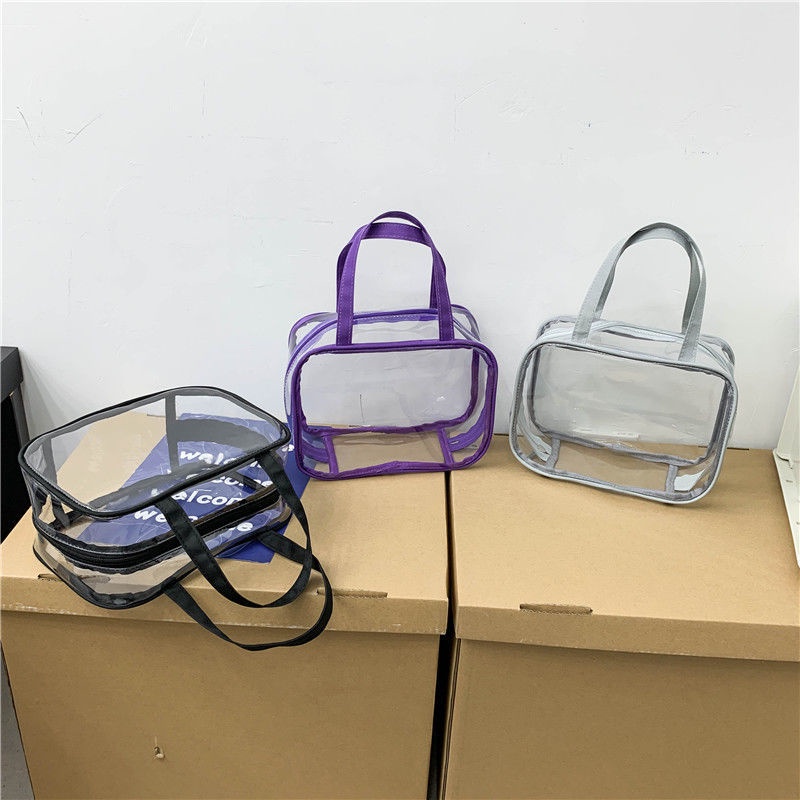 Ba Lô Nhựa PVC Trong Suốt Sức Chứa Lớn Chống Thấm Nước Cho Nam