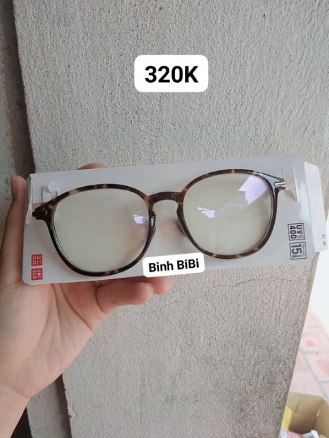 Kính Uniqlo UV400/ GU UV cut Nhật Bản, đủ bill+ clip