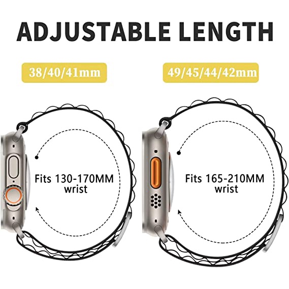 Dây đeo đồng hồ JANSIN thích hợp cho cho apple watch 49mm 45mm 41mm 44mm 41mm iwatch dòng ultra 8 7 6 5