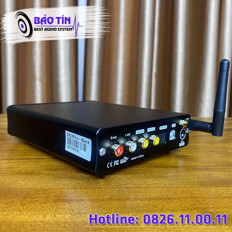 Bộ giải mã DAC TOPPING DX3 Pro + Giải Mã 32Bit/768Khz/DSD 512 Tặng dây quang Audioquest