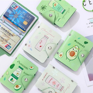 Ví đựng thẻ, giấy tờ name card hình trái bơ