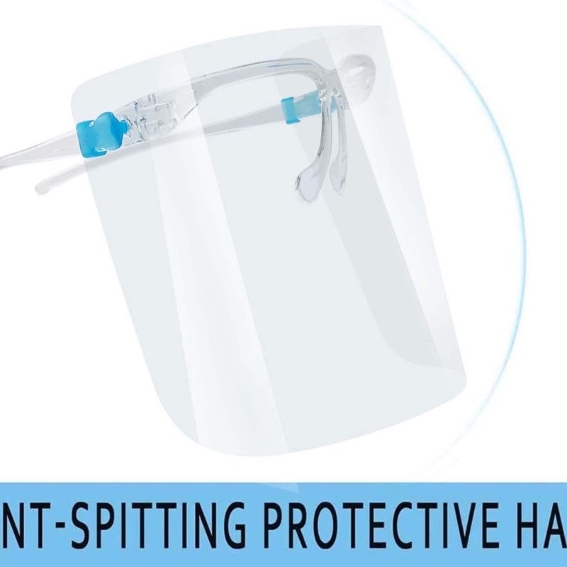 Face Shield Kính Chống Giọt Bắn Bảo Hộ Chống Dịch CẢ BỘ GỒM KÍNH VÀ GỌNG KÍNH NHƯ HÌNH