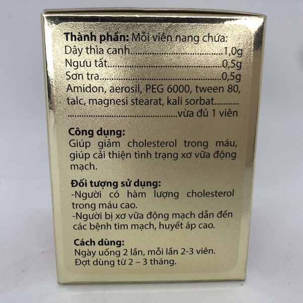 An Mạch Ích Nhân (Hộp 50 viên) - Giúp giảm mỡ máu
