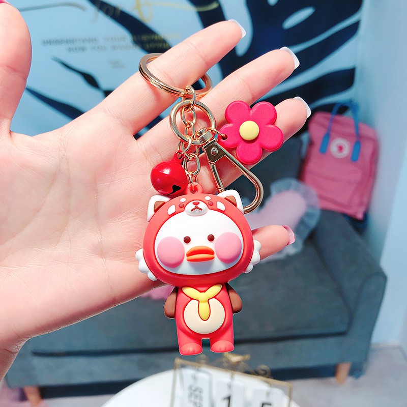 Móc Chìa Khóa Hình Chú Vịt Đáng Yêu