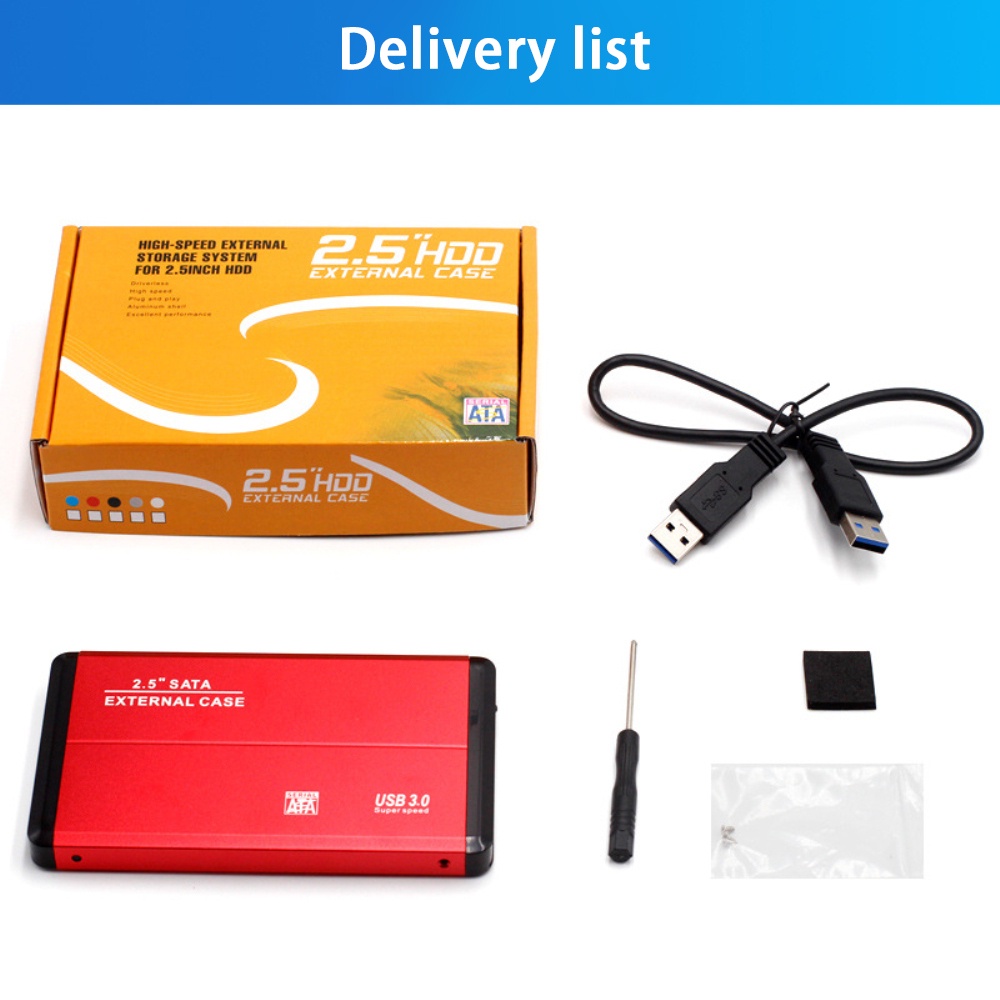 Ổ Cứng Di Động Usb 3.0 2.5 Inch Sata Bằng Kim Loại Cho Notebook | BigBuy360 - bigbuy360.vn