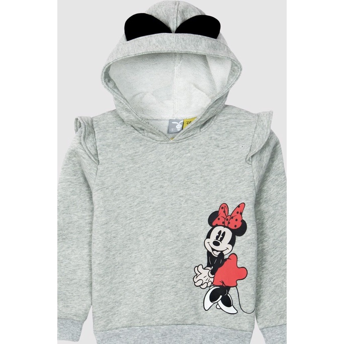 Bộ quần áo nỉ Mickey cho bé gái Rabity 5584
