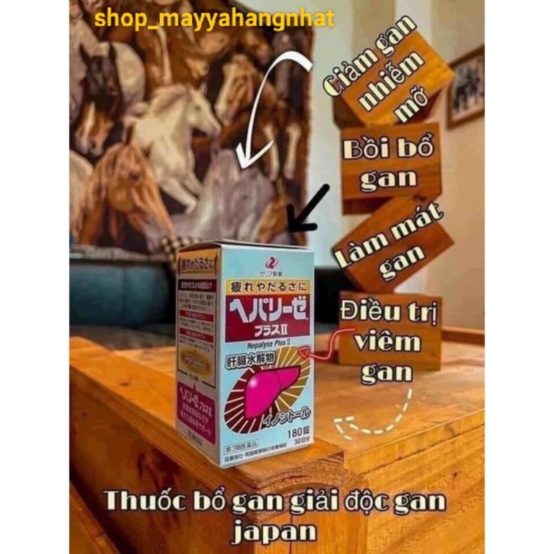 VIÊN UỐNG BỔ GAN LIVER HYDROLYSETE, HỘP GAN TRẮNG NHẬT BẢN 180 VIÊN