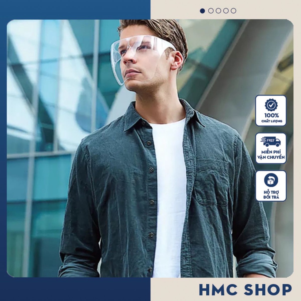 [CAO CẤP] Kính chắn bảo hộ an toàn đi đường chống bụi, chống tia UV FULL mặt