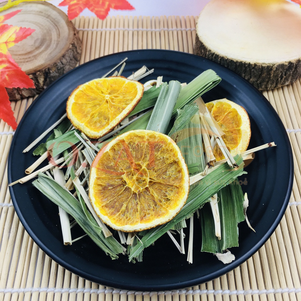Trà cam sả lá dứa O.ZAT Food 50g - 100g giảm cân thanh lọc cơ thể tăng cường sức đề kháng