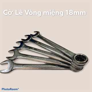 Cờ lê vòng miệng 18mm 2 đầu