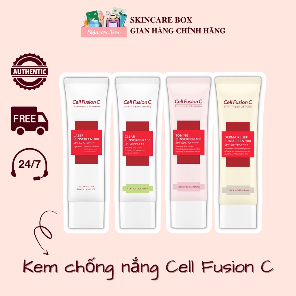 [ĐỦ BILL] KEM CHỐNG NẮNG CELL FUSION C