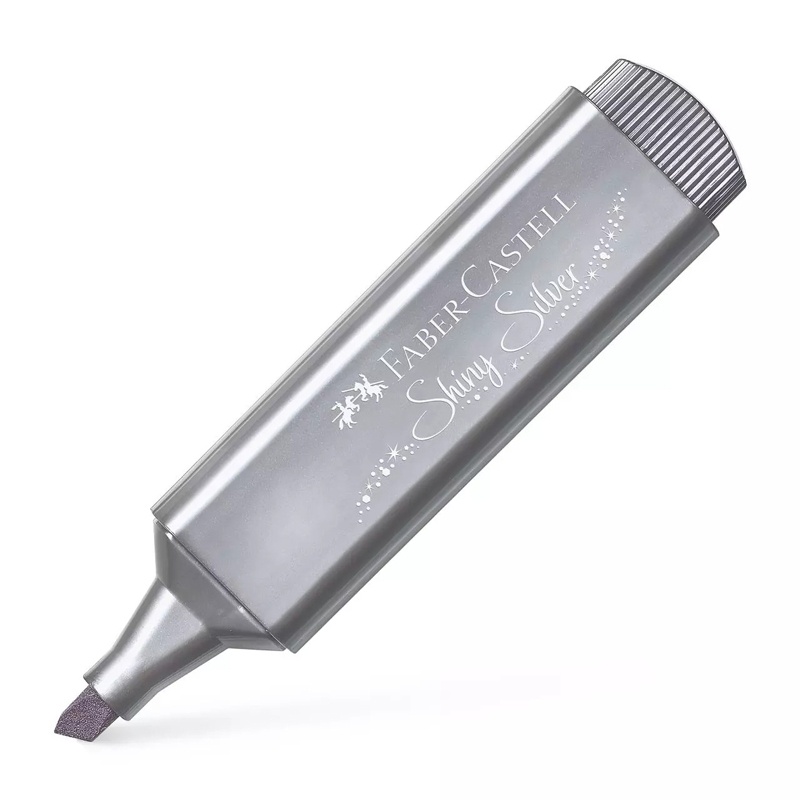 Bút Dạ Quang Metallic Textliner 46 - Faber-Castell 154661 - Shiny Silver