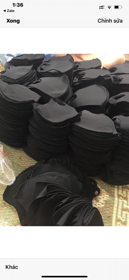 KHẢU TRANG SU IN HÌNH DÀY XỊN MỊN CAO CẤP