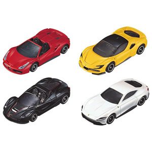 Mô Hình Bộ Sưu Tập 4 Xe Đồ Chơi Tomica Chính Hãng Ferrari Collection