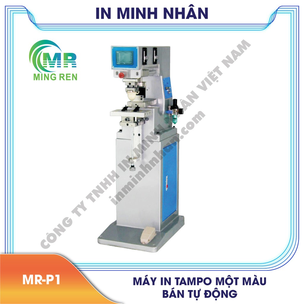 MÁY IN TAMPON 1 MÀU BÁN TỰ ĐỘNG