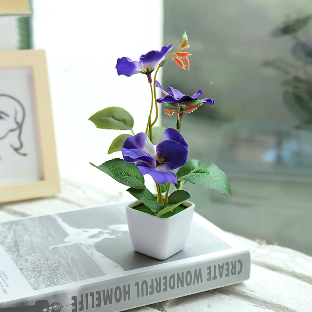 Chậu hoa giả bằng nhựa trang trí sân vườn/trong nhà/tiệc