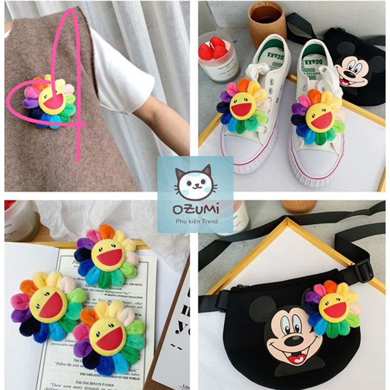 Ghim cài áo hình hoa hướng dương Kaikai - SIÊU BABY
