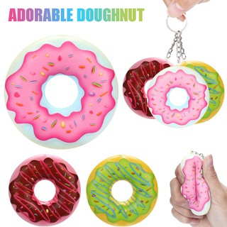 Đồ chơi giảm căng thẳng hình bánh donut 8cm dễ thương