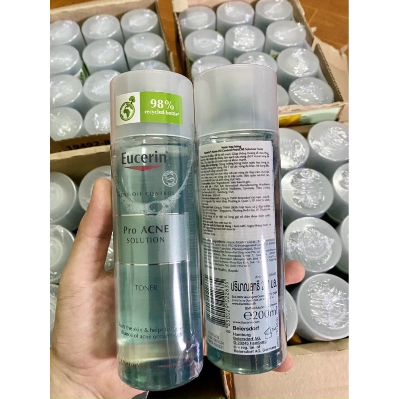 SIÊU PHẨM] EUCERIN NƯỚC CÂN BẰNG CHO DA MỤN 200ML