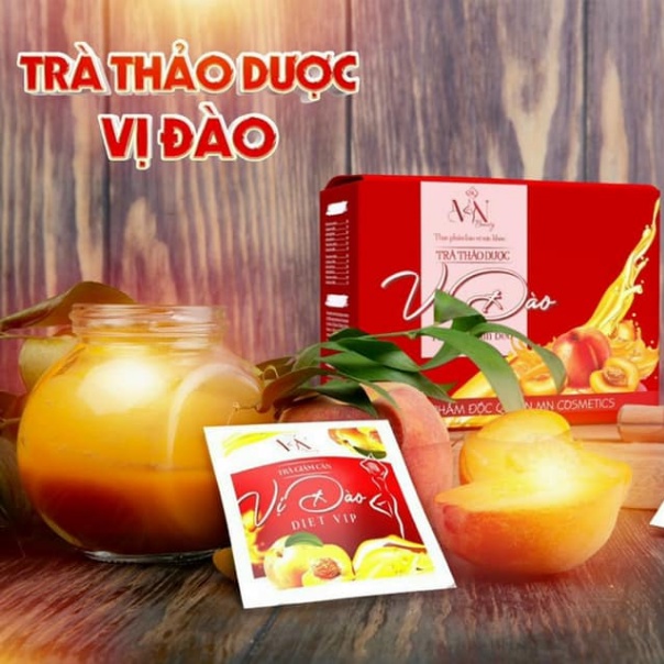 Trà Hỗ Trợ Giảm Cân Vị Đào Collagen X3 Đông Anh  Thảo dược hỗ trợ giảm béo, cải thiện hệ tiêu hóa
