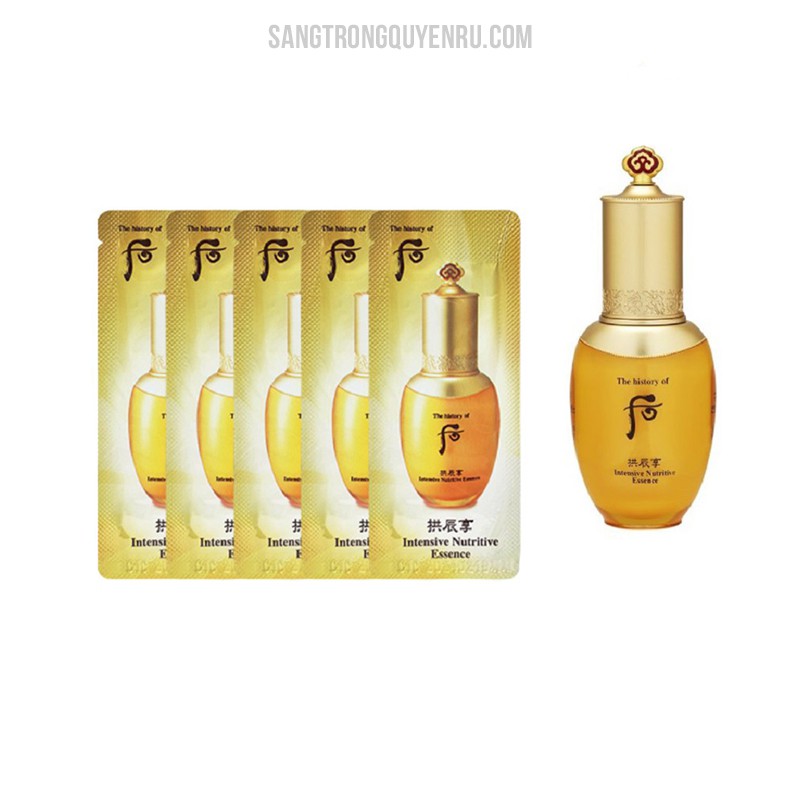 Tinh Chất Nâng Cơ, Chống Lão Hóa Whoo Intensive Nutritive Essence Cải Thiện Nếp Nhăn 1Ml