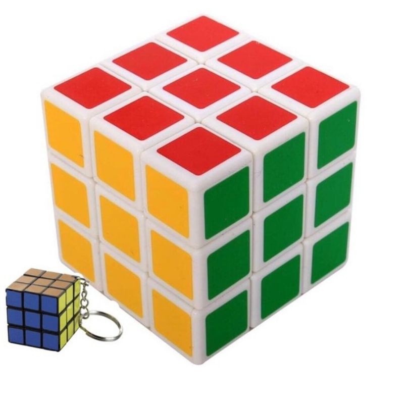 Đồ chơi rubik 3x3x3 mượt mà- tặng kèm rubik 3x3 cỡ nhỏ kute