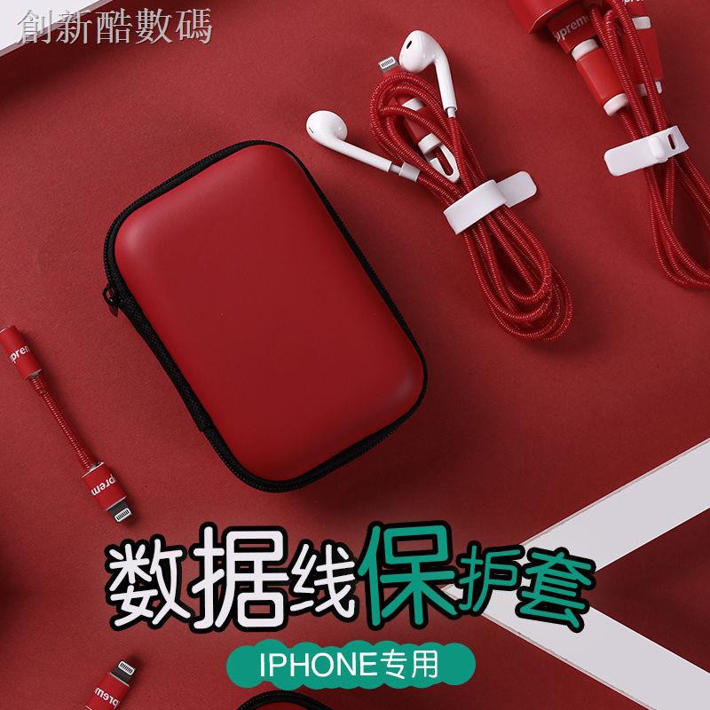 Iphone Phụ Kiện Bảo Vệ Dây Cáp Sạc Hình Chữ Supreme / Supreme Độc Đáo Cho Iphone X Xs Max / 8 / 8plus / 7