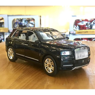 Xe mô hình ô tô Rolls-Royce Cullinan tỉ lệ 1:24 hãng CheZhi màu đen