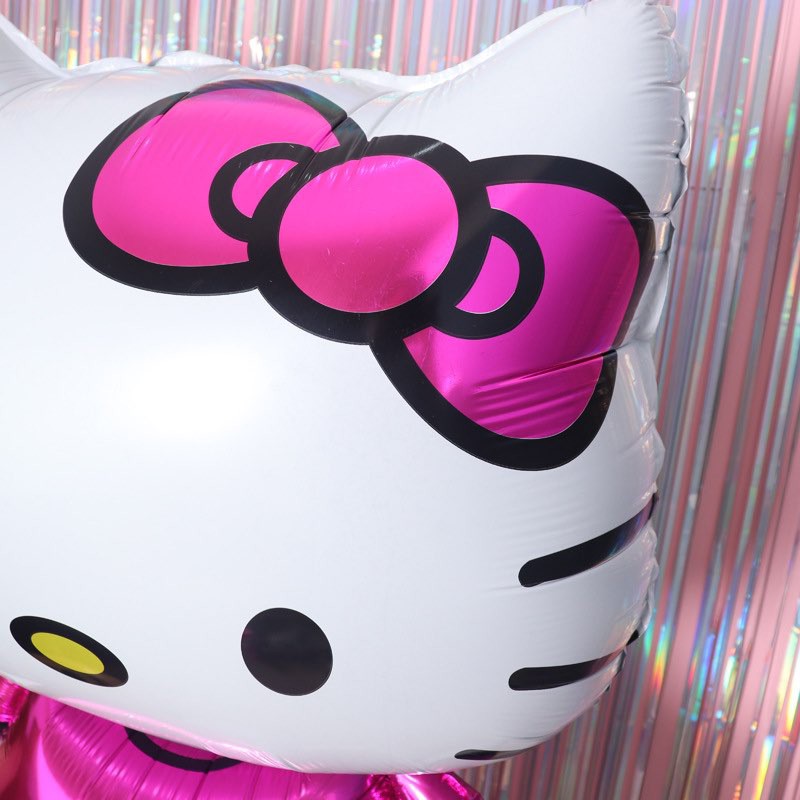 (To Đẹp) Bong Bóng Hình Kitty Trang Trí Sinh Nhật Cho Bé Gái MS01 Cỡ 86cm