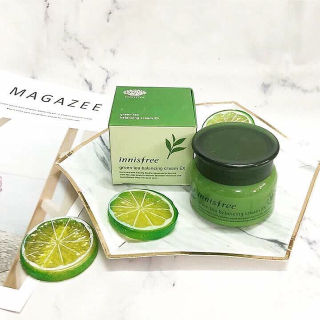 Kem Dưỡng Da Trà Xanh Innisfree Green Tea Balancing Cream EX 50ml