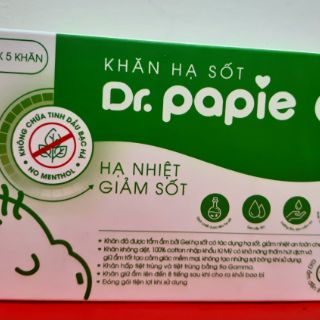 Khăn hạ sốt Dr Papie