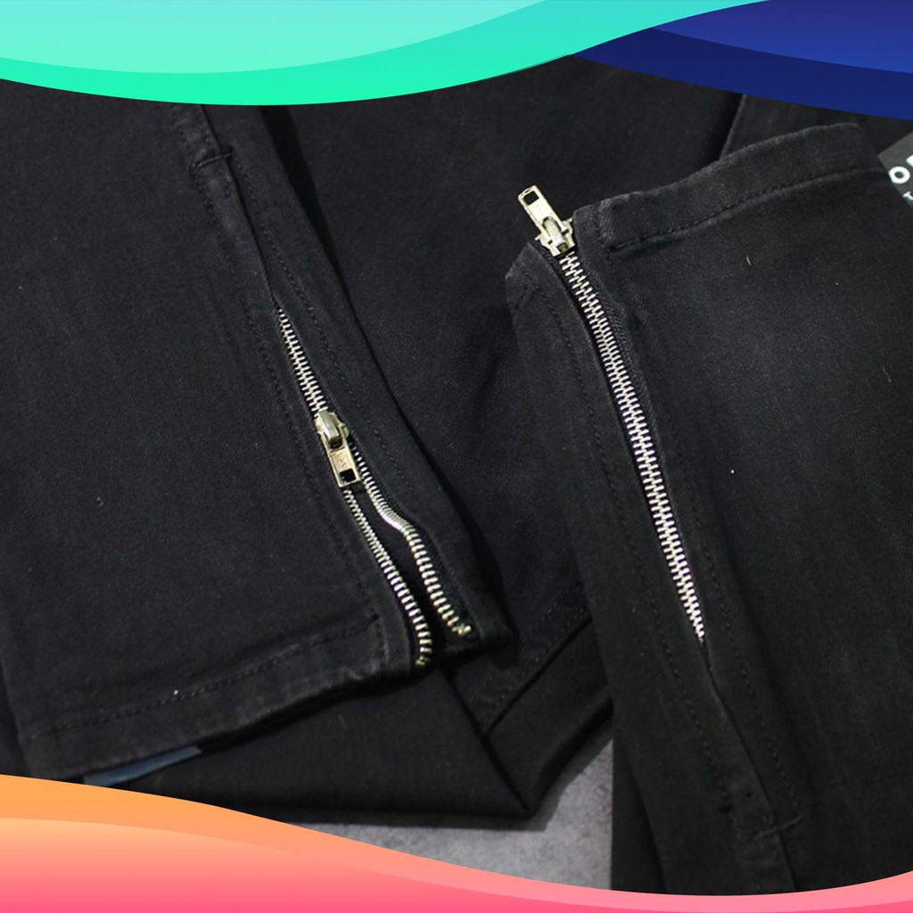 [ FLASH SALE ] QUẦN JEAN ZIP LINE DẠ QUANG PACSUN