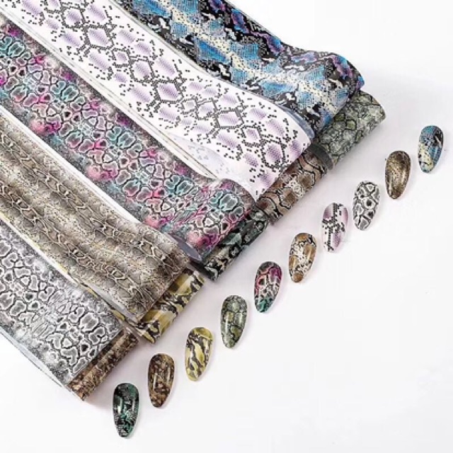 Foil dán móng tay nail mẫu mới