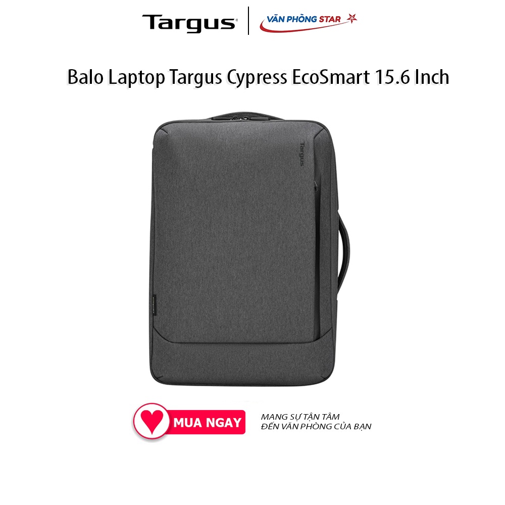 Balo laptop Targus EcoSmart Cypress 15.6&quot; chính hãng tại Vanphongstar