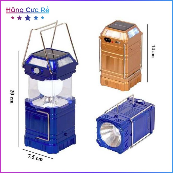 Đèn bão 4in1 HCR9009A  🔦FREESHIP🔦 Đèn dùng pin sạc, vintage style, trang trí, phượt, câu cá-Shop Hàng Cực Rẻ