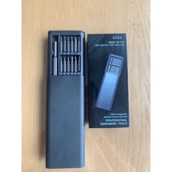 Tô vít đa chức năng Bộ tua vít đa năng mini 24 đầu chất liệu thép từ tính cao cấp sửa chữa máy móc, điện tử cỡ nhỏ ..