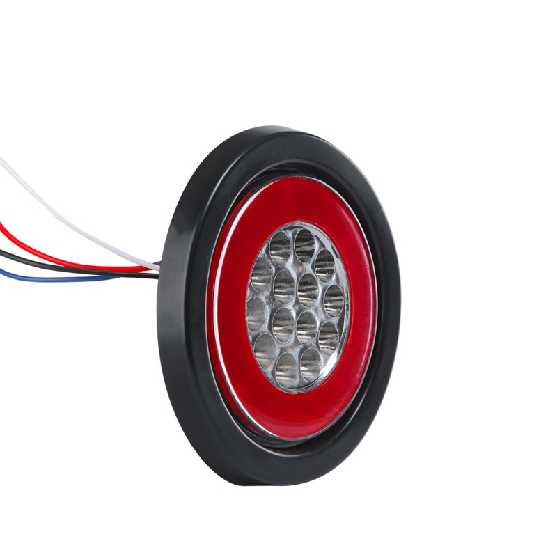 Đèn Led Đuôi Xe 12-24V 32 Bóng Màu Hổ Phách Chuyên Dụng Cho Xe Hơi Xe Tải